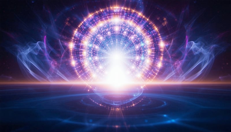 Transcendence System logo representing infinite expansion and spiritual awakening